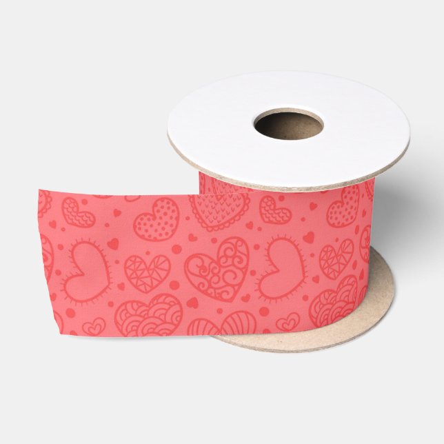 Herz Ribbon - Liebe Satinband (Spule)