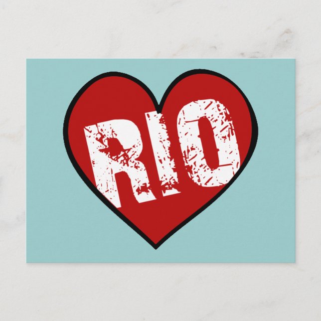 HERZ RIO POSTKARTE (Vorderseite)