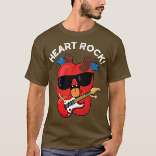 Herz Rock Lustige Musik Anatomie Wortspiel T-Shirt