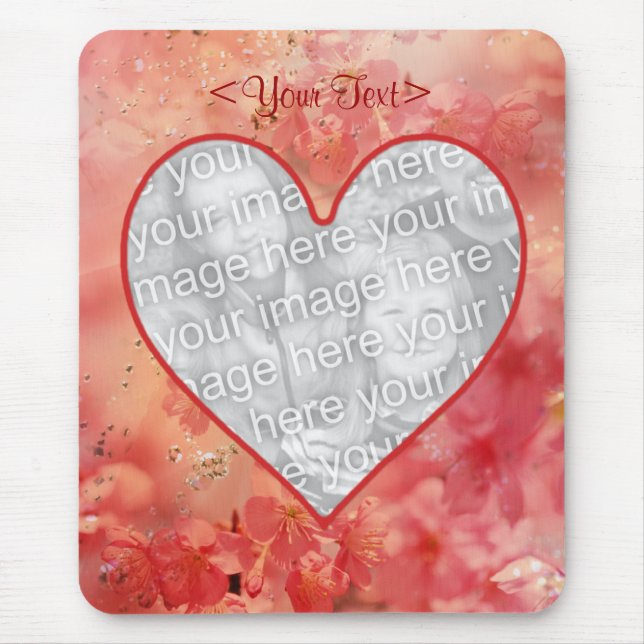 Herz-Romance-Mousepad - Vorlage Mousepad (Vorne)