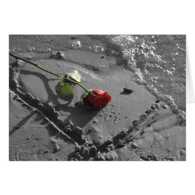 Herz-Rose (Vorderseite (Horizontal))