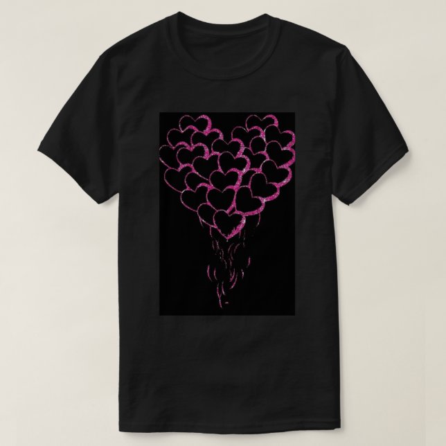 Herz Rot. T-Shirt (Design vorne)
