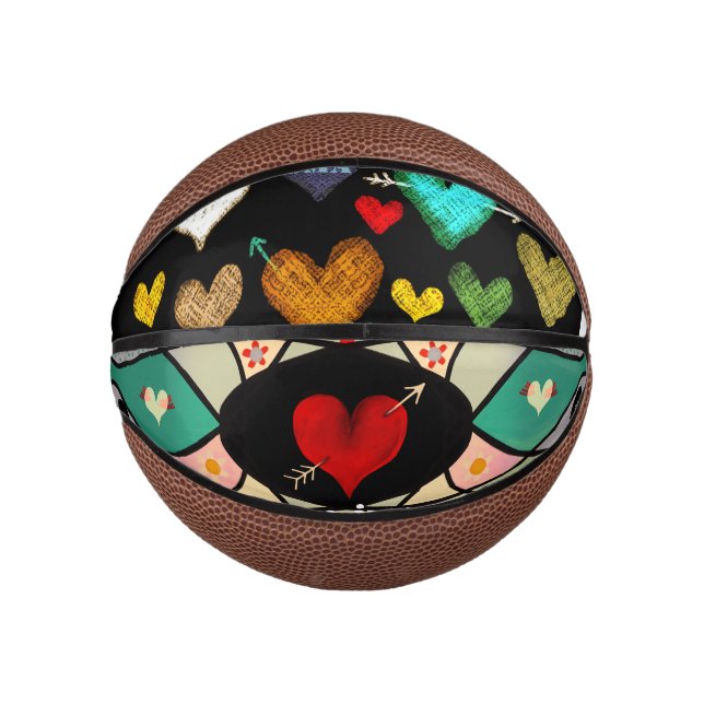 Herz Rupydetequila Mini Basketball (Vorderseite)