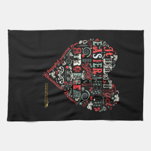 Herz sagt: Stärker Küchentuch