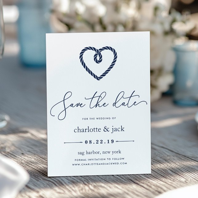 Herz-Save the Date-Karte Save The Date (Von Creator hochgeladen)