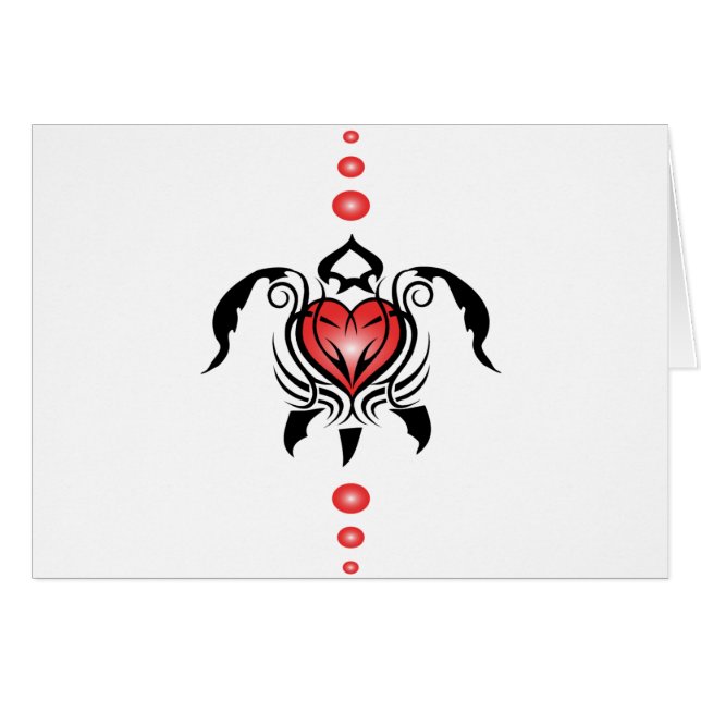 Herz-Schildkröte (Vorderseite (Horizontal))