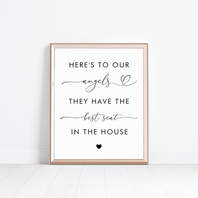 Herz-Script-Engel im Gedenken an das Hochzeitszeic Poster (Von Creator hochgeladen)