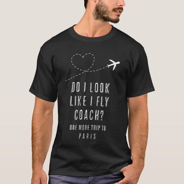 Herz, sehe ich aus, als ob ich eine Fly Economy-Sa T-Shirt (Vorderseite)