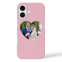 Herz-Shaped Wedding Foto Pink