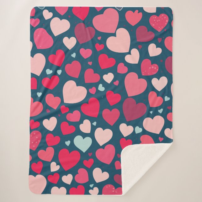 Herz Sherpadecke (Vorderseite)