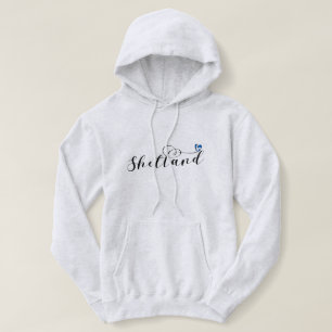 Herz Shetland Flag, Shetland Islands Hoodie