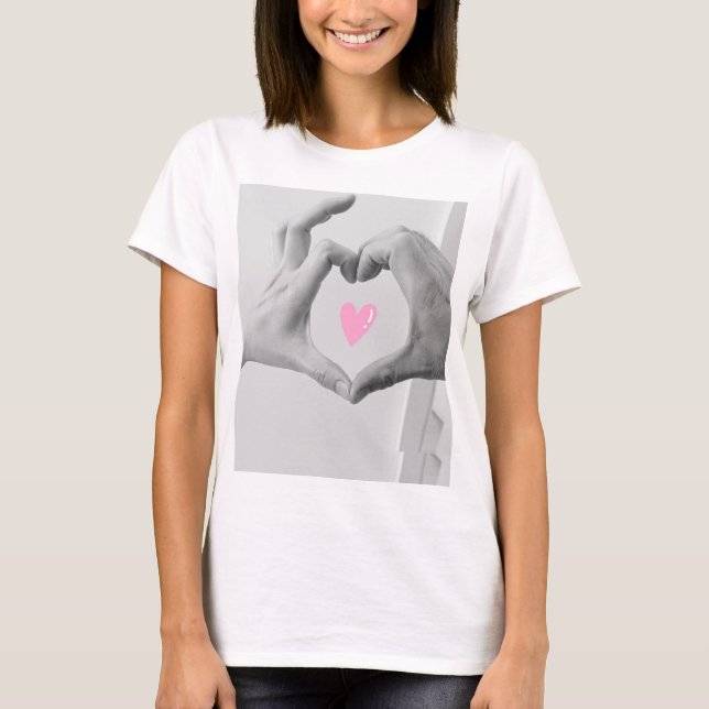 Herz-Shirt T-Shirt (Vorderseite)