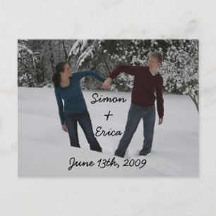 herz, Simon & Erica, 13. Juni 2009 Ankündigungspostkarte