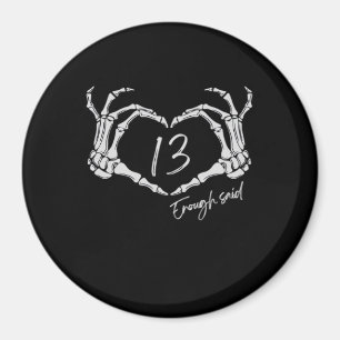 Herz Skeleton Hand Classic Magnet
