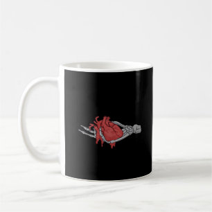 Herz Skeleton Hands Kaffeetasse