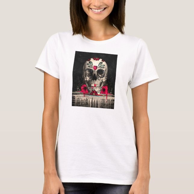 Herz Skull T-Shirt (Vorderseite)