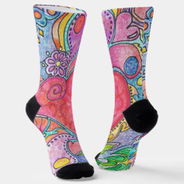 Herz Socken