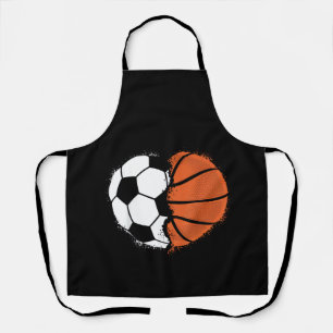 Herz Sport Fußball Basketball Ball Liebhaber Valen Schürze