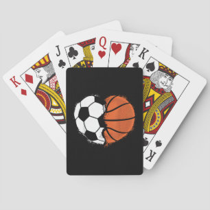 Herz Sport Fußball Basketball Ball Liebhaber Valen Spielkarten