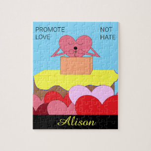 Herz spricht über Liebe: Puzzle