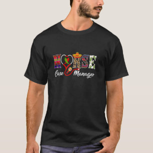 Herz Stethoskop Krankenschwester Fallmanager Cinco T-Shirt