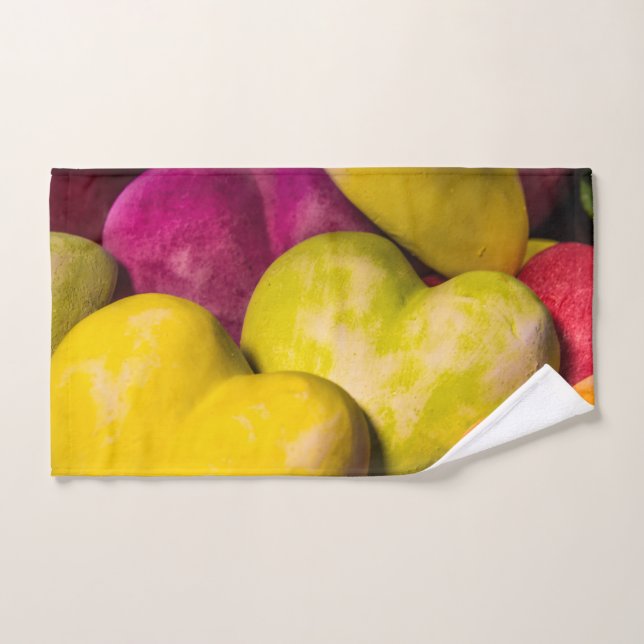 Herz, süßes Herz... Badhandtuch Set (Handtuch)