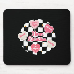 Herz Süßigkeiten Schadensbegrenzung Überdosis-Bewu Mousepad