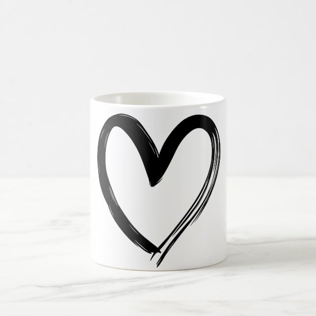 Herz-Tasse Kaffeetasse (Mittel)