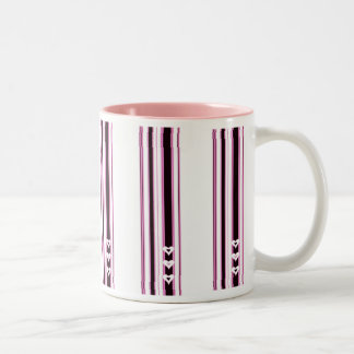 Herz-Tassen Zweifarbige Tasse