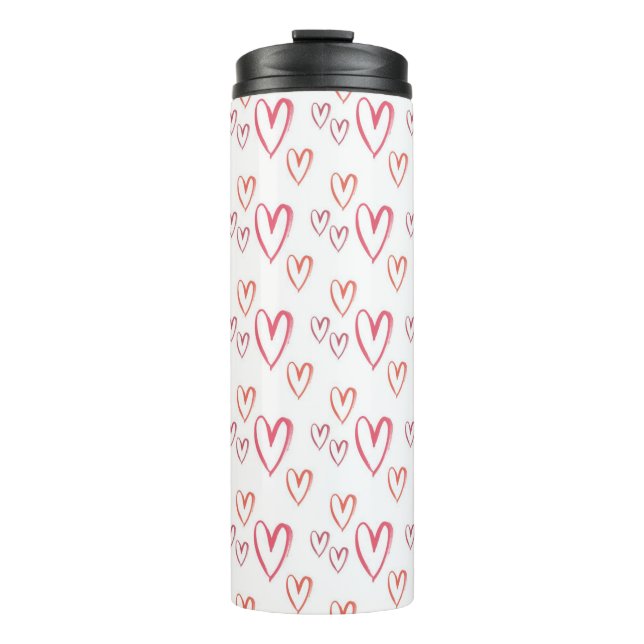 Herz Thermosbecher (Vorderseite)