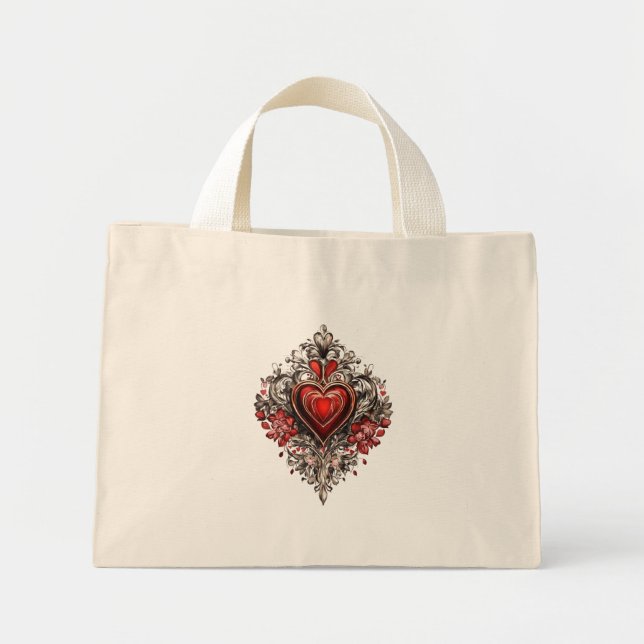 Herz & Thorns Tattoo Tasche (Vorne)