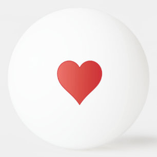 Herz Tischtennisball