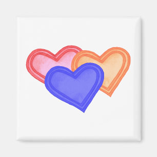 Herz-Trio-Magnet Magnet