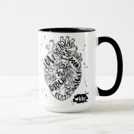 Herz u. Soul der Romance Tasse