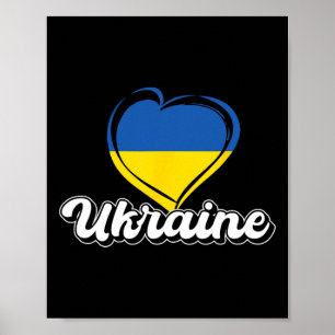 Herz Ukraine Reise Kulturerbe Ukraine Poster