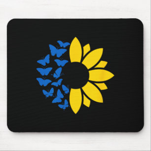 Herz Ukraine Sonnenblume Mousepad