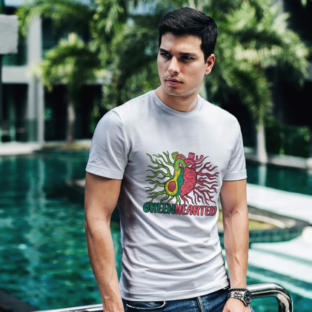 Herz-und Avocado-System T-Shirt (Von Creator hochgeladen)