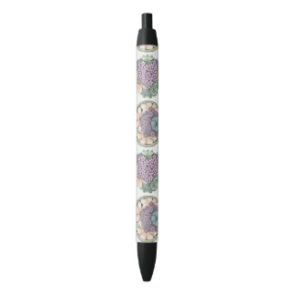 Herz und Blume doodle Art Stift. Kugelschreiber