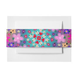 Herz und Blume Rosa Gelbes Wasser Hübsch Einladungsbanderole