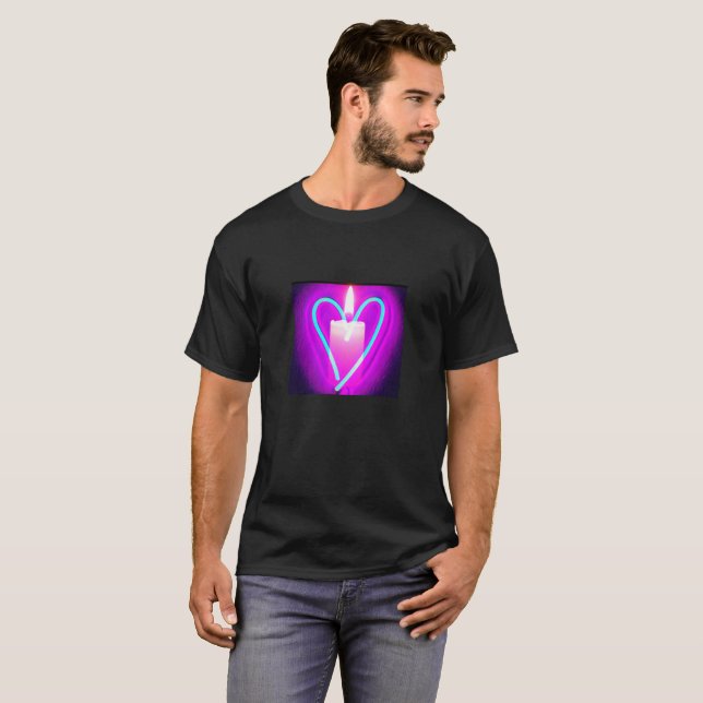 Herz und Flamme-T - Shirt (Vorne ganz)