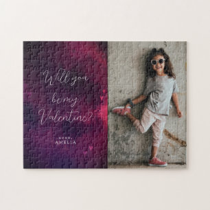 Herz und Foto Valentine Geschenk Jigsaw Puzzle