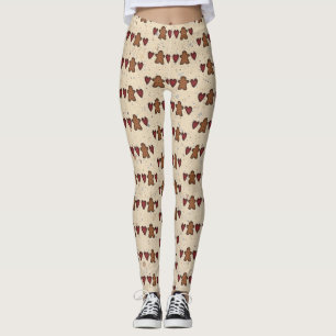 Herz und Lebkuchen Leggings