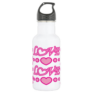 Herz und Liebe Trinkflasche