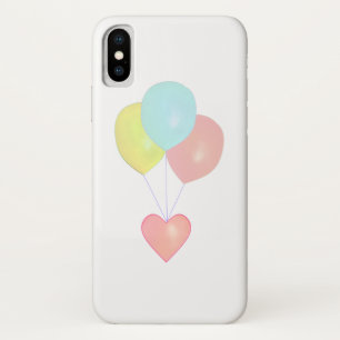 Herz und Luftballons Case-Mate iPhone Hülle