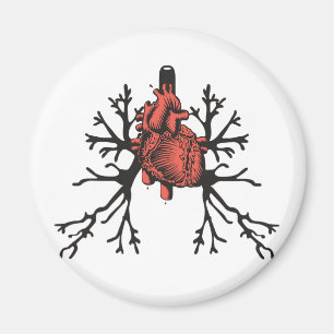 Herz und Lungen Magnet