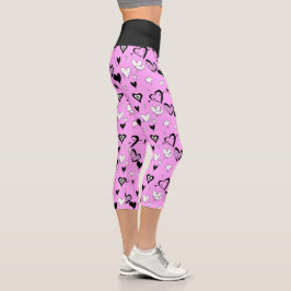 Herz und Pfeile Capri Leggings