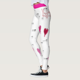 Herz- und Pfeile Leggings