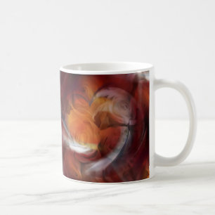 Herz und Rose Tasse