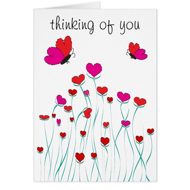 Herz und Schmetterlinge Valentinische Liebe (Vorne)