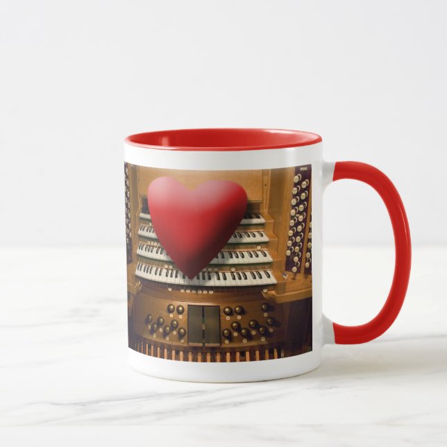 Herz- und Sohleorganist-Tasse Tasse (Rechts)